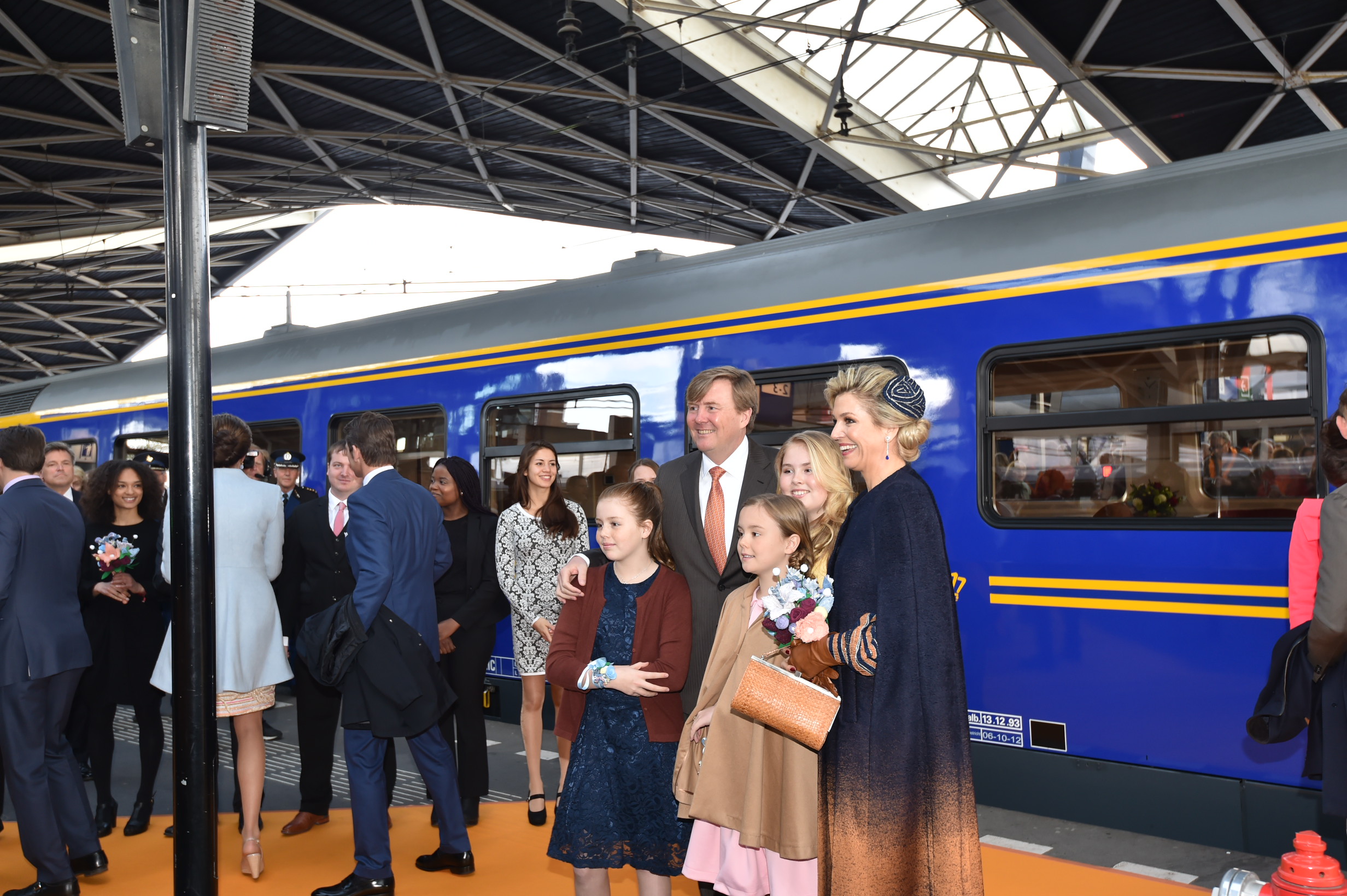 Koninklijke Trein Stopt, Met Als Laatste Halte Het Spoorwegmuseum In ...