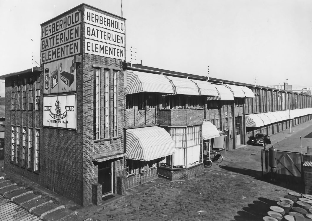 Herberhold-Batteriefabrik in der Balkstraat