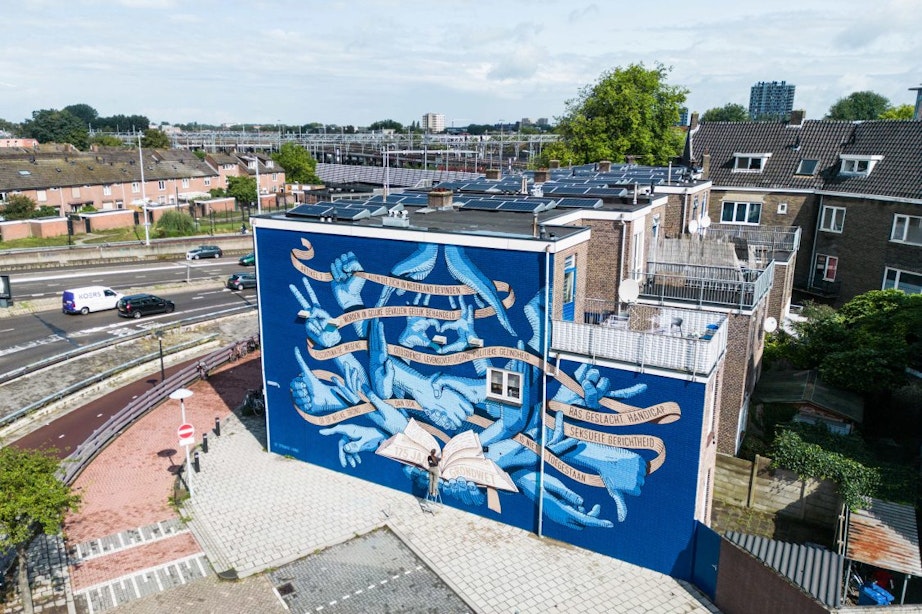 Nieuwe muurschildering in Utrecht benadrukt waarde van de Grondwet