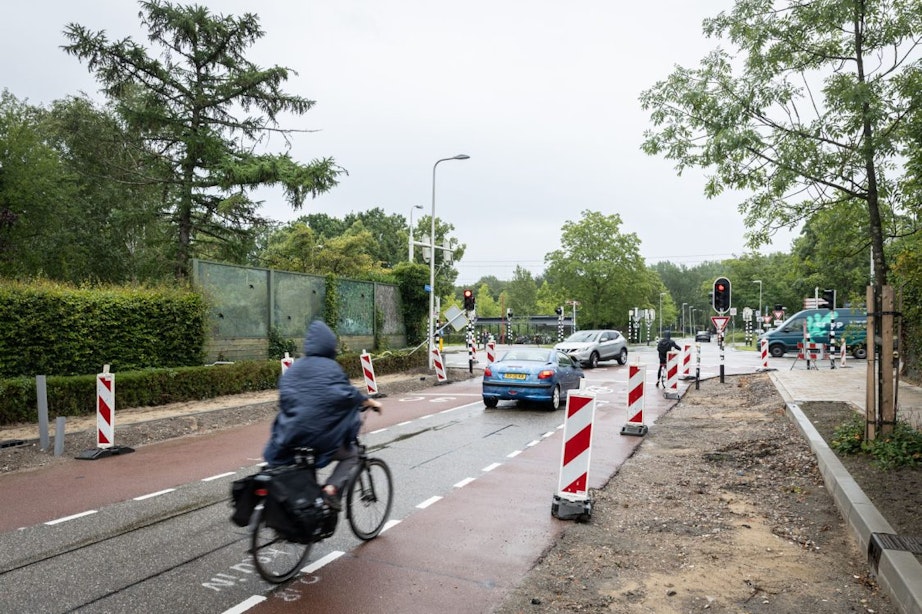 Deel van Platolaan in Utrecht twee weken dicht; auto’s en fietsers moeten omrijden