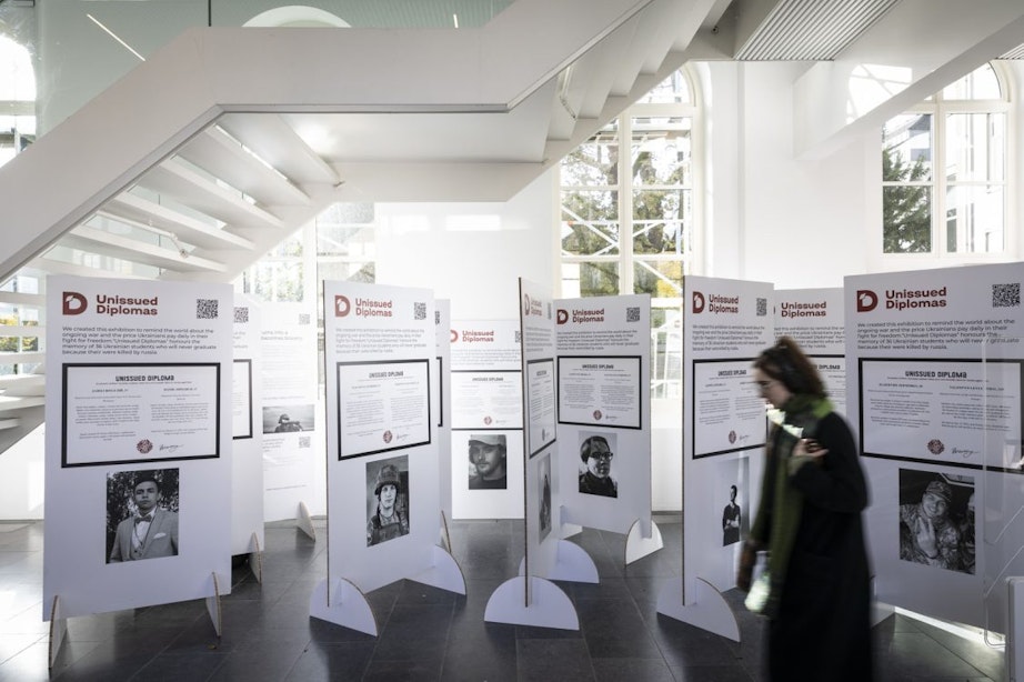 Verhalen van omgekomen Oekraïense studenten te lezen tijdens tentoonstelling bij Universiteit Utrecht