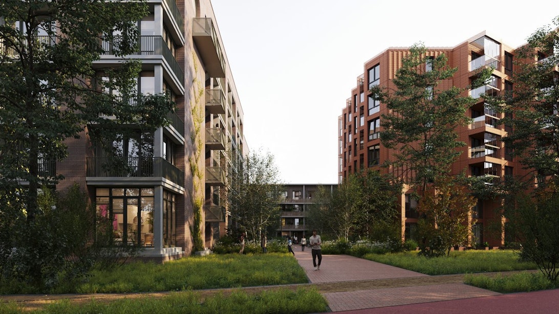 Bouw van bijna 400 woningen gestart in stadswijk Wisselspoor in Utrecht