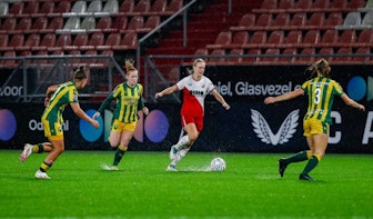 FC Utrecht vrouwen pakken voor het eerst dit seizoen geen winst in regenachtig Stadion Galgenwaard