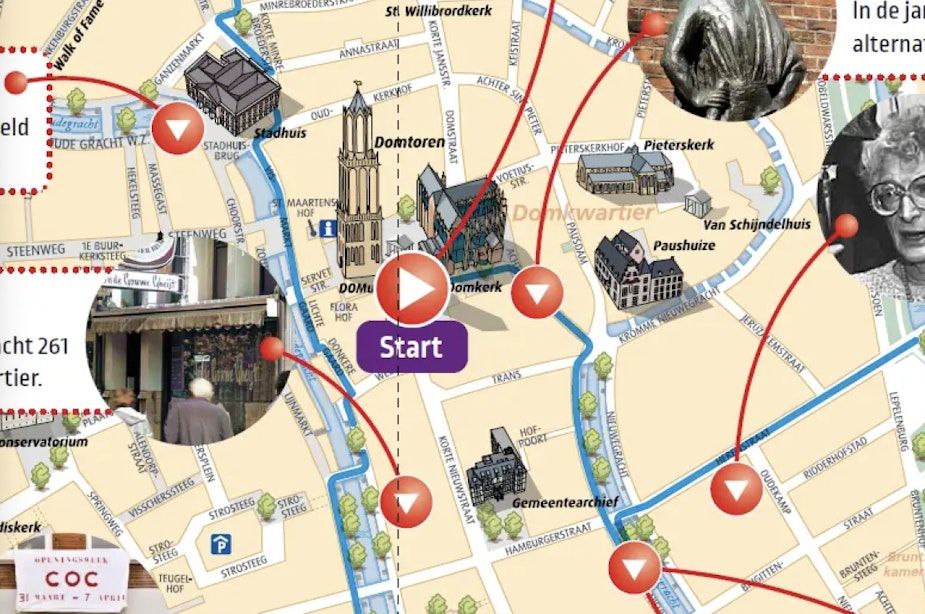 Utrechtse LHBTIQ+-geschiedenis in kaart gebracht met wandeling