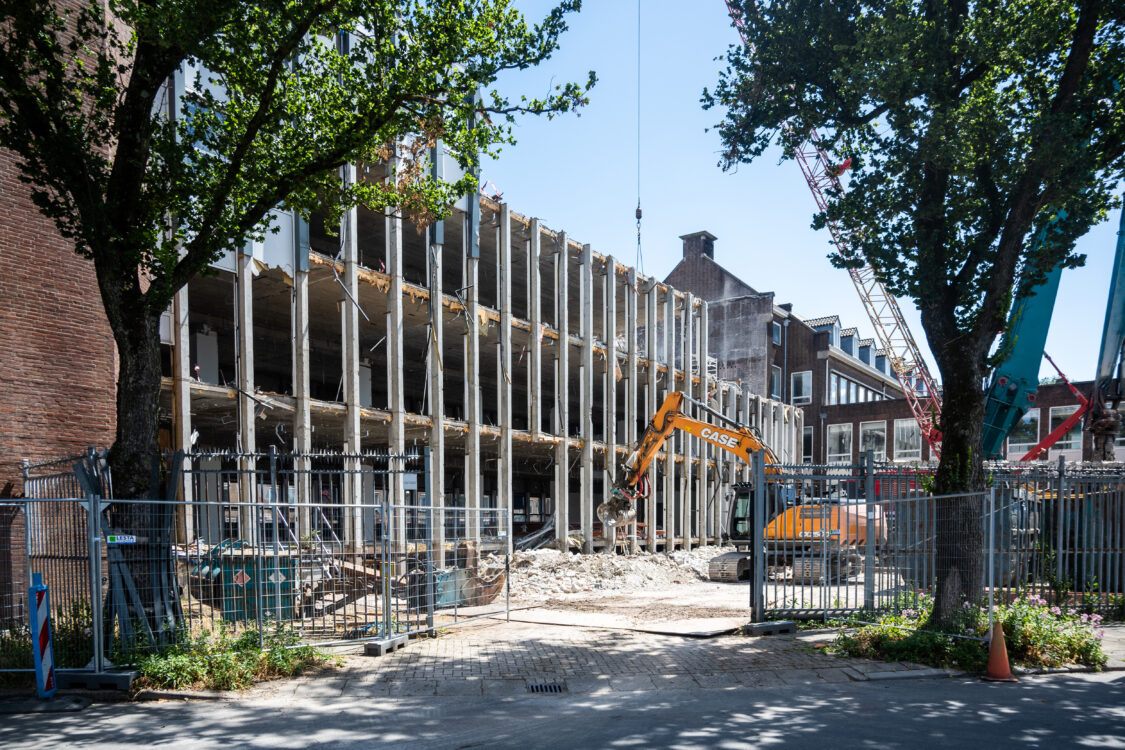 Sloop Van Panden Aan De Oudenoord In Utrecht Begonnen Bouw Van Nieuwe Woningen Start Binnenkort