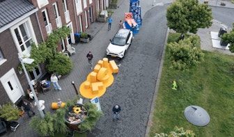 ‘Parkeer eens wat anders’: even geen auto maar een zwembad, bioscoop of hottub op parkeerplaatsen in Utrecht