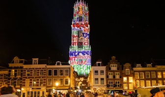 Dagelijks veel bekijks bij Kleur de Stad bij de Domtoren in Utrecht