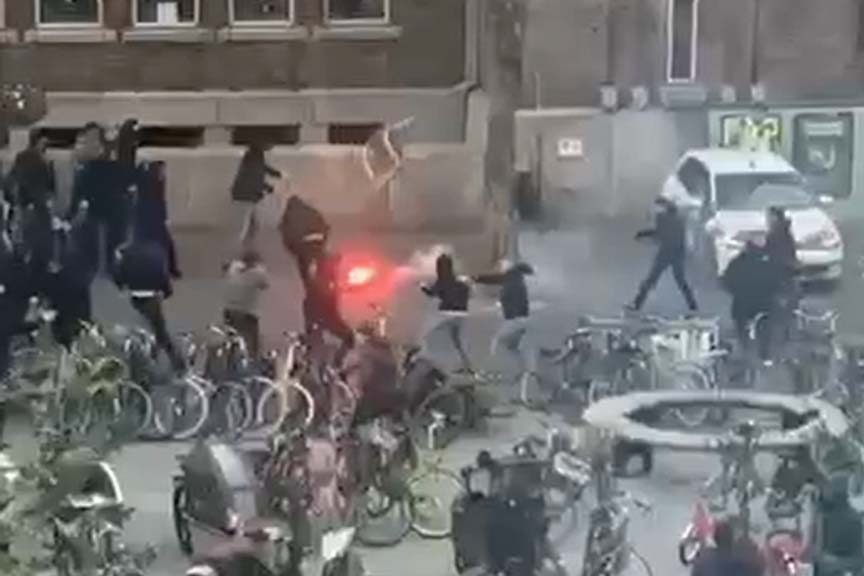 Utrecht maakt zich op voor duel tegen Olympique Lyon; vechtpartij op Neude (update)