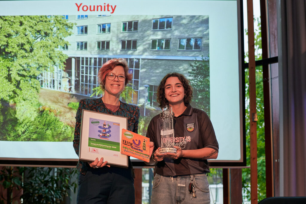 Toegankelijkheidsprijs 2025 voor Younity Utrecht, waar jongeren aan het roer staan