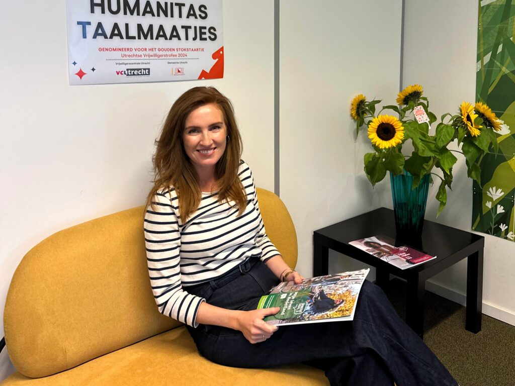 Femke is vrijwilliger bij Humanitas Taalmaatjes: ‘Kleine stap in taal, grote verandering in iemands leven’